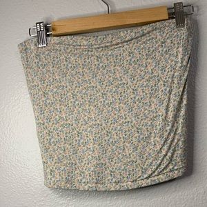 Flower print tube top 🌸